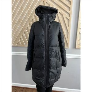 Lululemon cloudscape black puffy parka jacket
